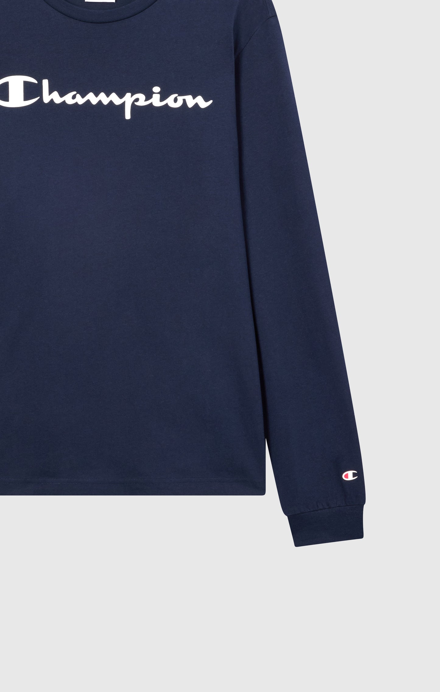 Men's Long Sleeve T-Shirt Script Logo