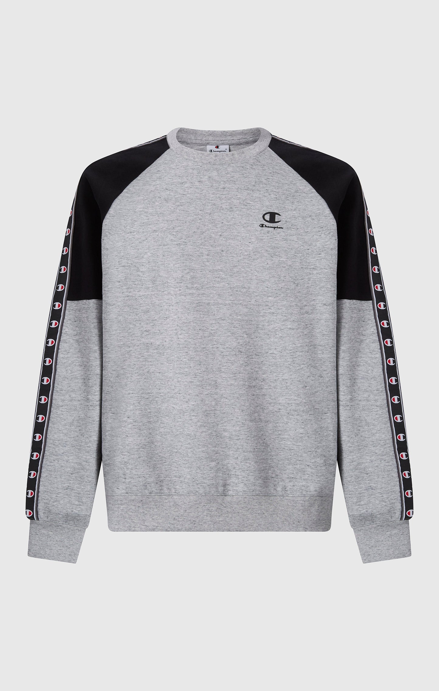 Herren Interlock Tape Logo Rundhals-Sweatshirt