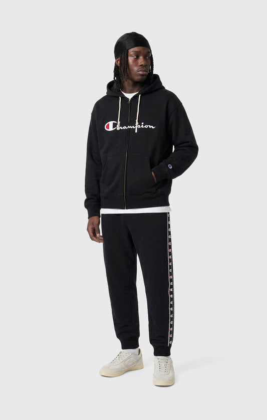 Men's Interlock Tape Logo Rib Cuff Pants