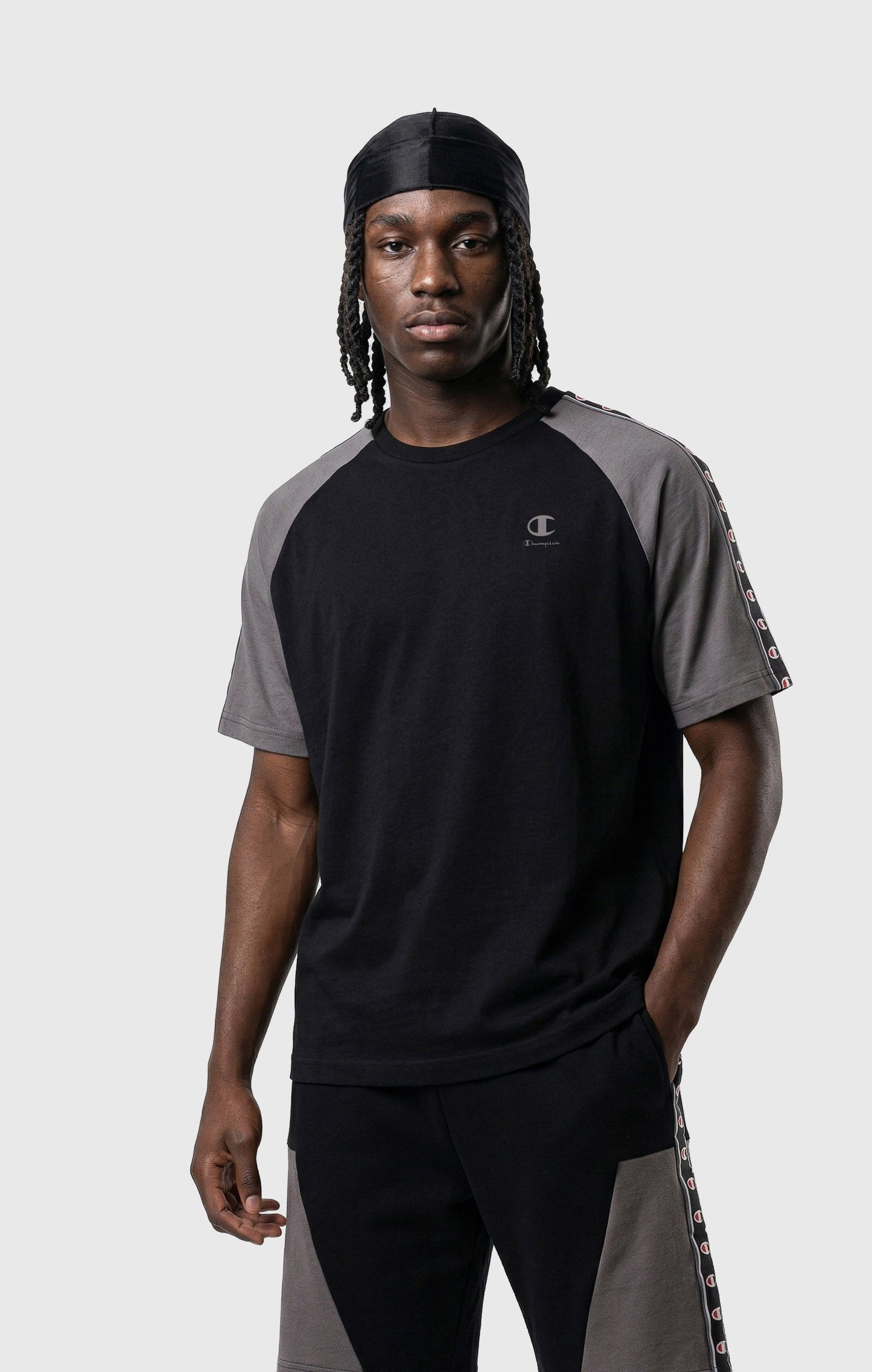 Men's Tape Logo Raglan Sleeve T-Shirt
