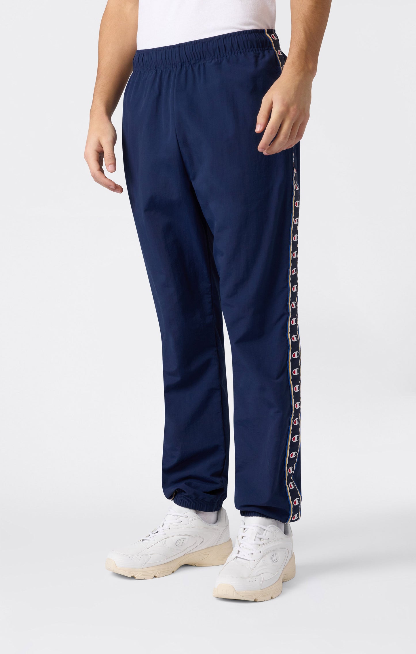 Herren-Jogginghose mit elastischen Bündchen und Logo-Band