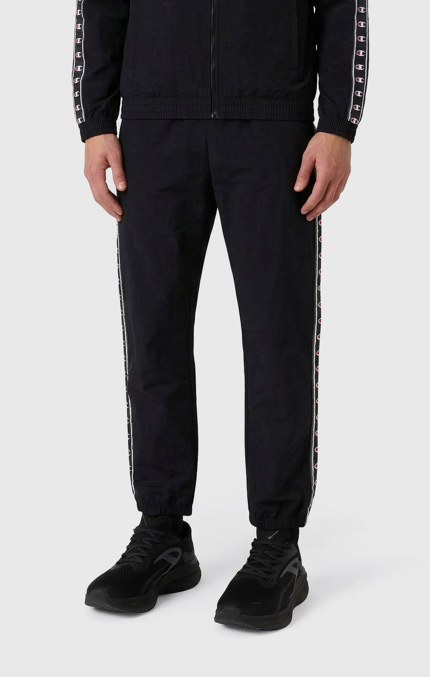 Herren-Jogginghose mit elastischen Bündchen und Logo-Band