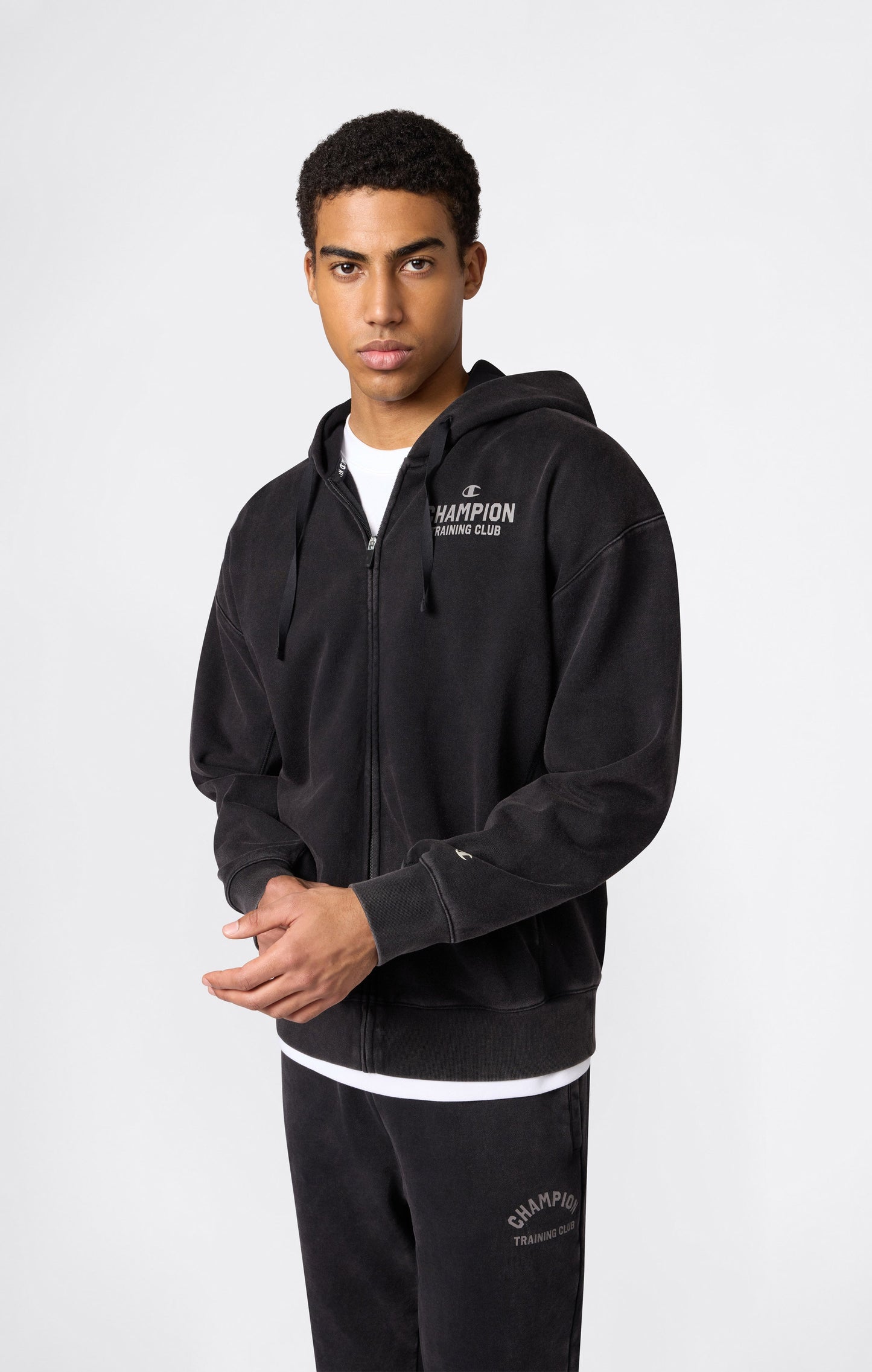 Men's Boxing-Inspired Full Zip Hoodie