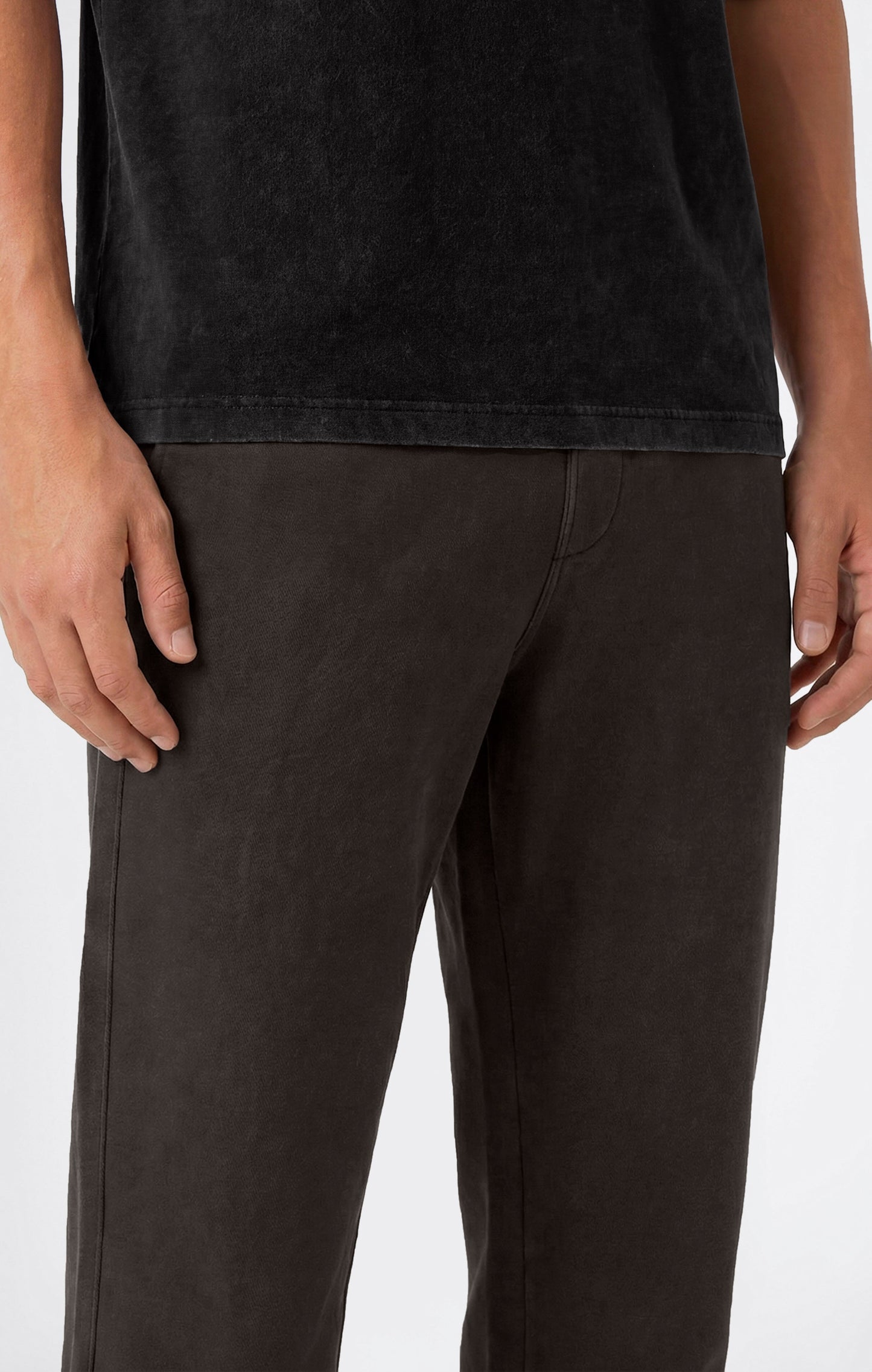 Herren Straight Leg Washed Pants Icons