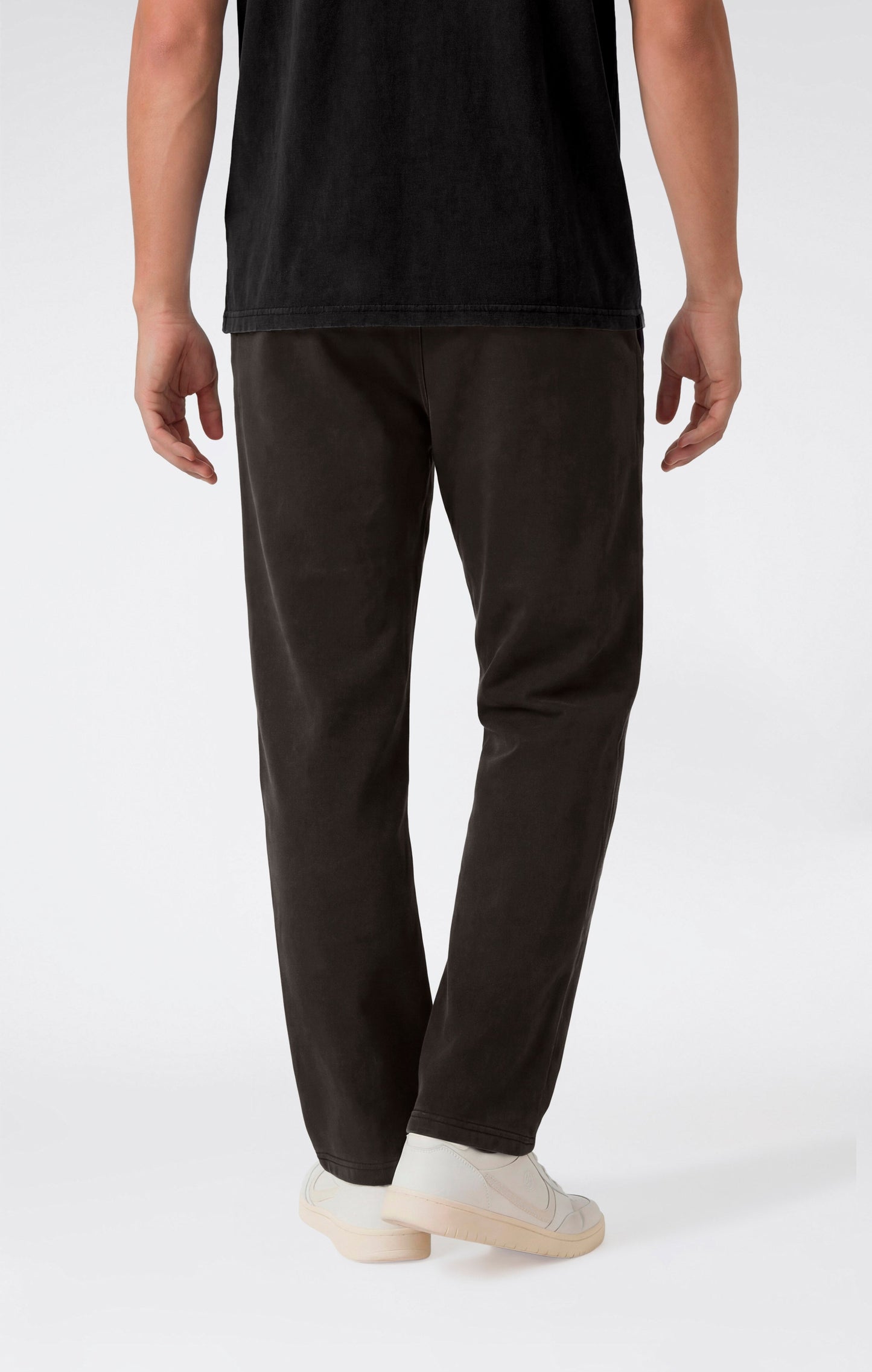 Herren Straight Leg Washed Pants Icons