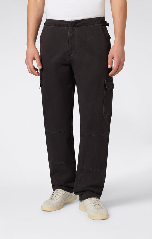 Herren Cargo-Hose mit geradem Saum