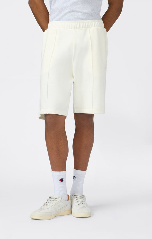 Men's 9 Bermuda Shorts with Stitched Pintuck Icons