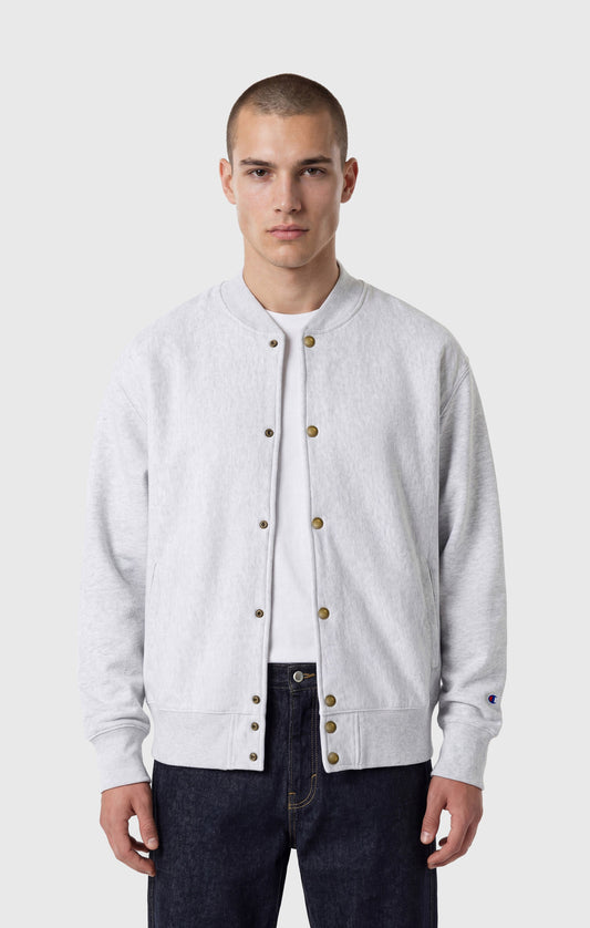 Herren-Bomber-Sweatshirt aus leichtem Reverse Weave