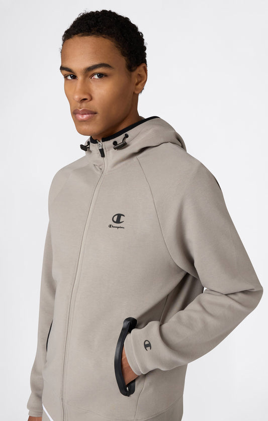 Herren C-Tech Kapuzen-Sweatshirt mit durchgehendem Reißverschluss