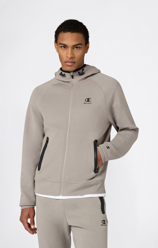 Herren C-Tech Kapuzen-Sweatshirt mit durchgehendem Reißverschluss