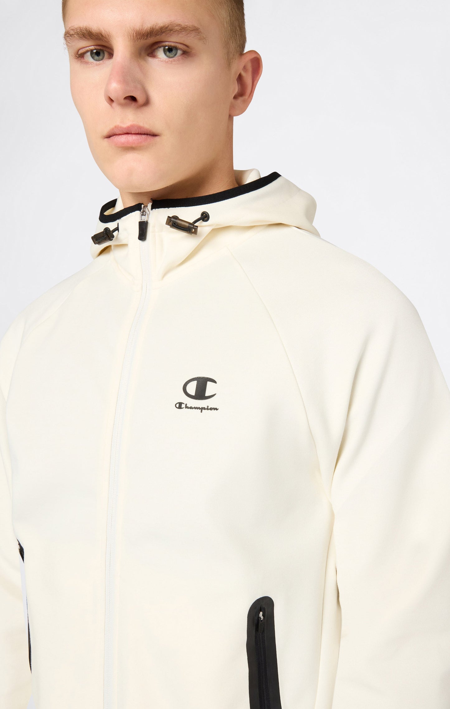 Herren C-Tech Kapuzen-Sweatshirt mit durchgehendem Reißverschluss