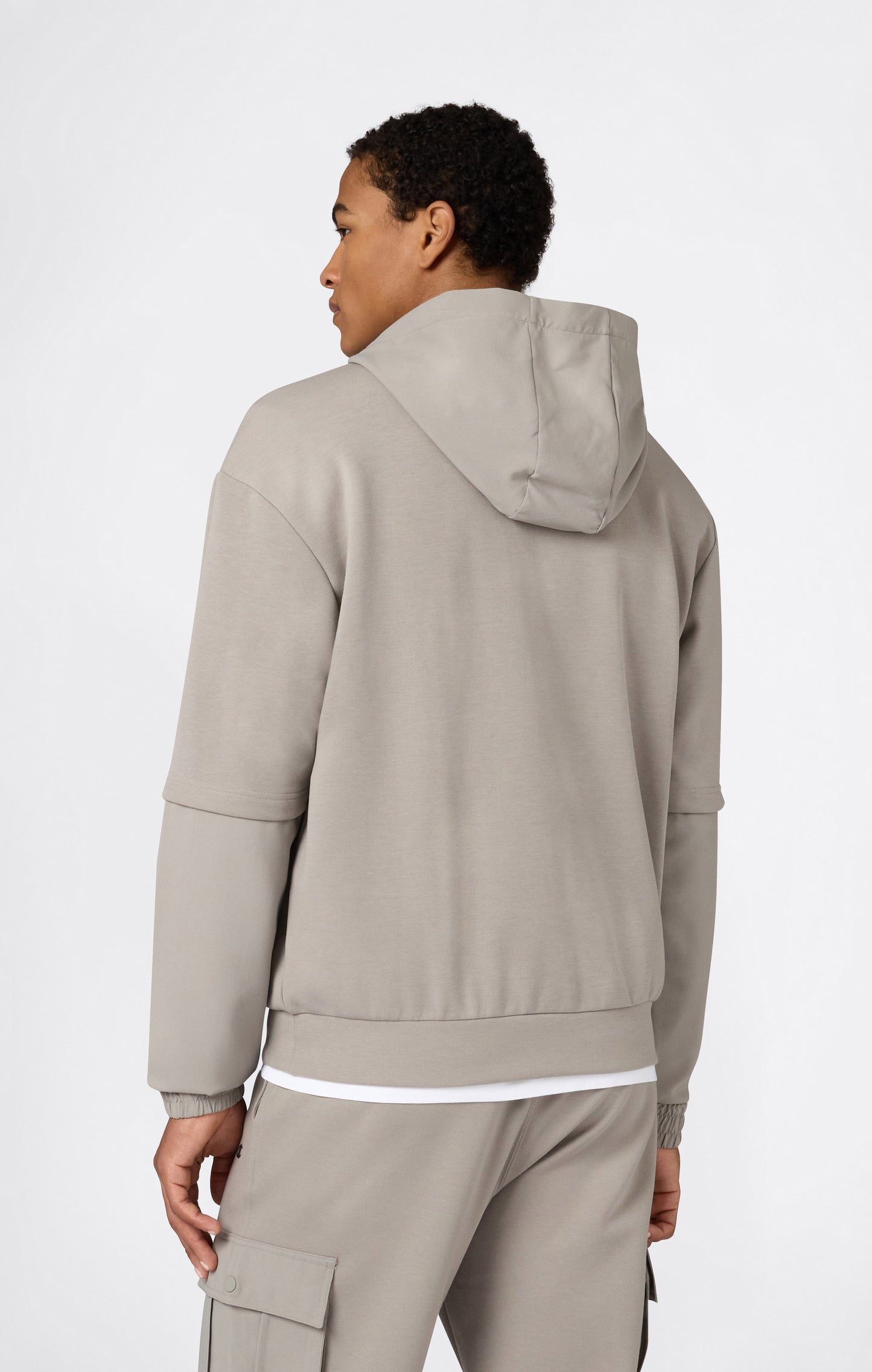 Herren C-Tech Materialmix Kapuzen-Sweatshirt