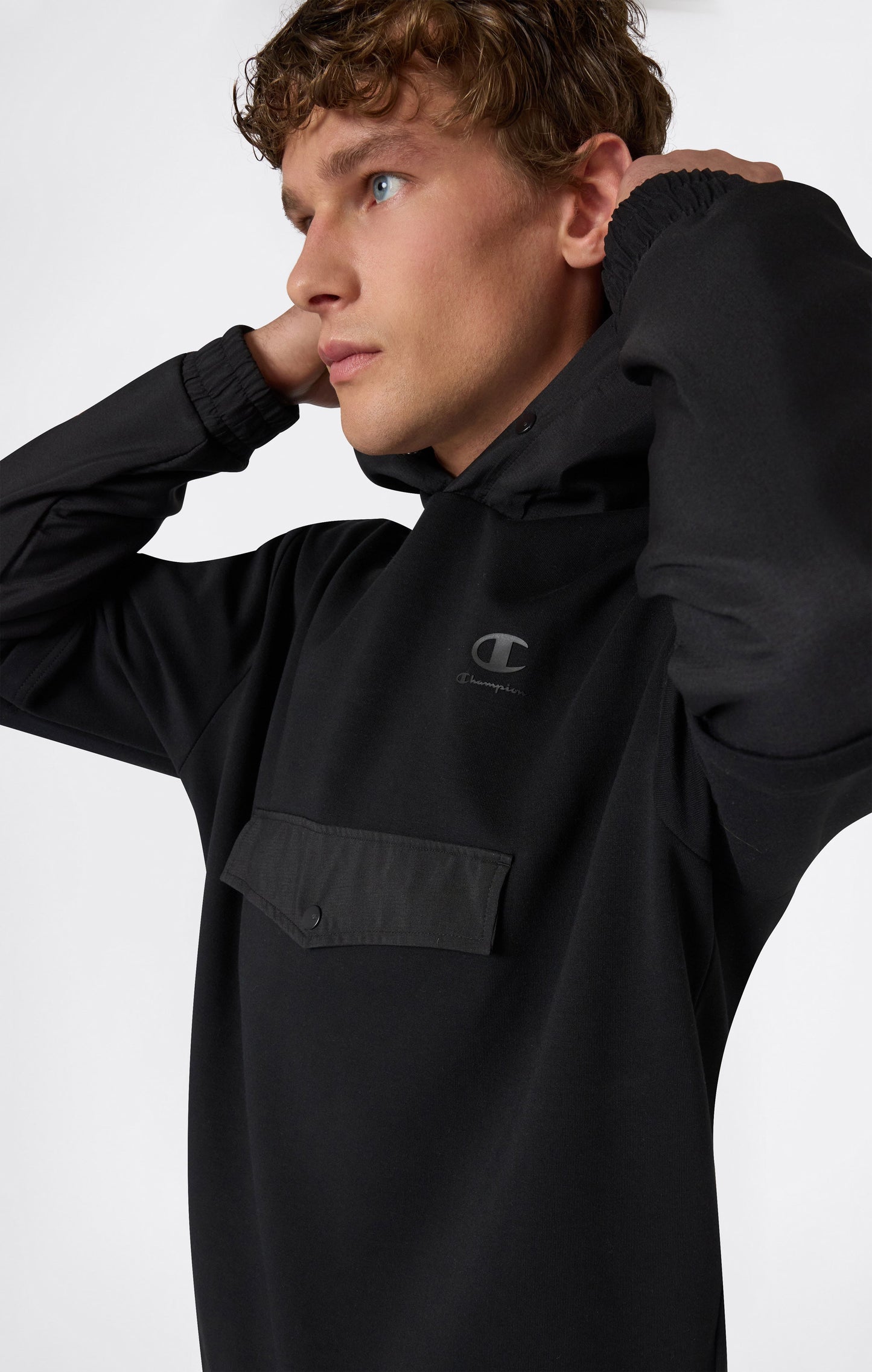 Men's C-Tech Mix Media Hooded Sweatshirt