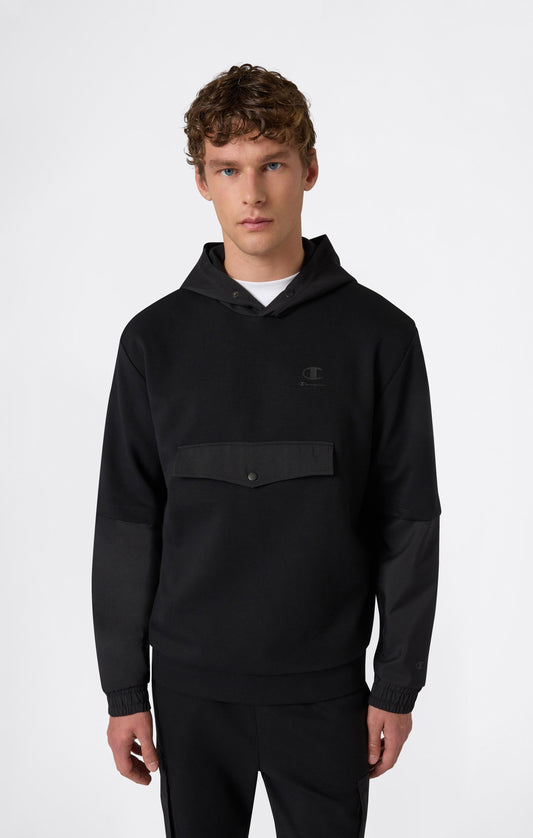 Herren C-Tech Materialmix Kapuzen-Sweatshirt