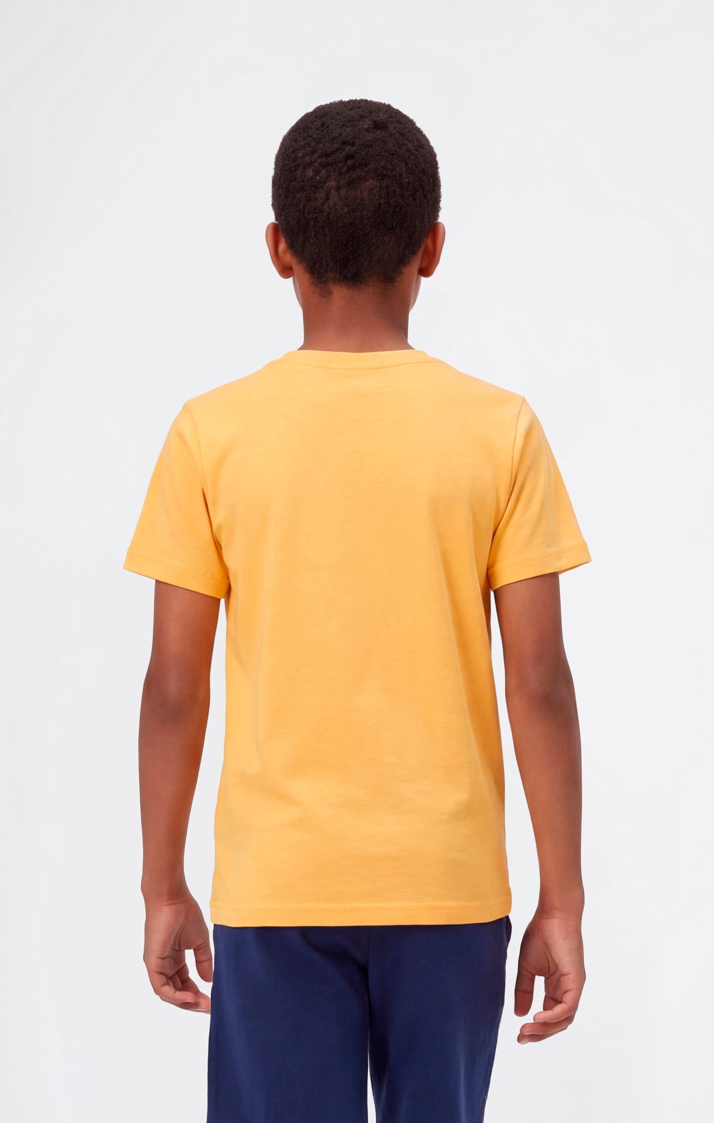 Jungen T-Shirt mit Rundhalsausschnitt und kleinem Script-Logo Icons