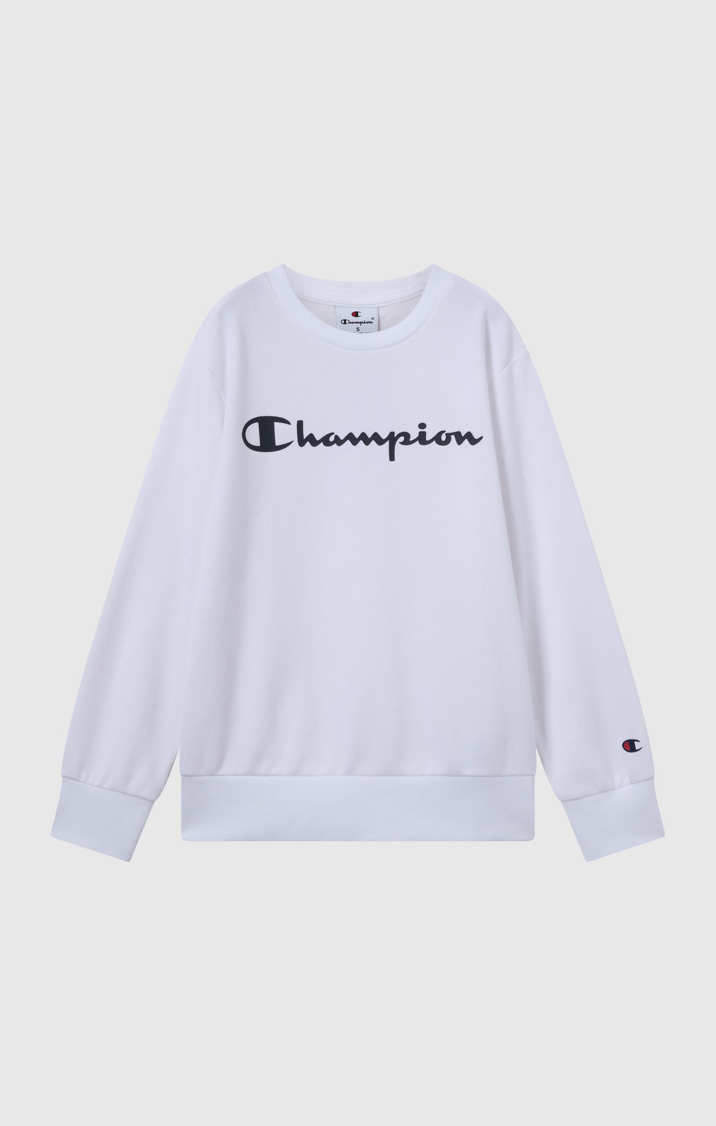 Leichtes Rundhals-Sweatshirt für Jungen mit Maxi-Print-Logo