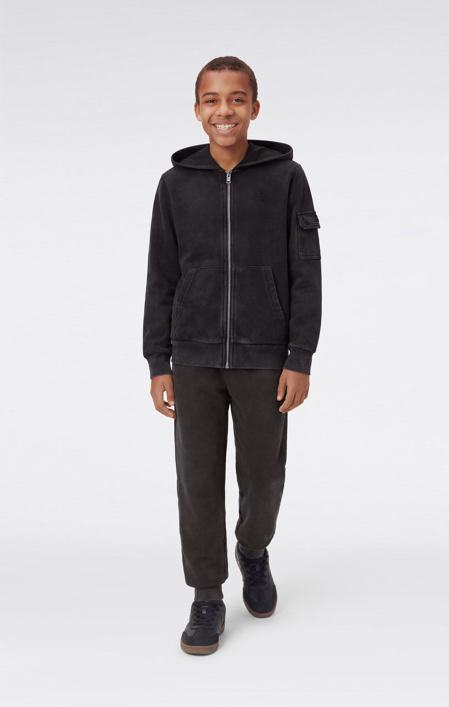Jungen Hose mit Washed-Effekt und Rippbündchen Icons