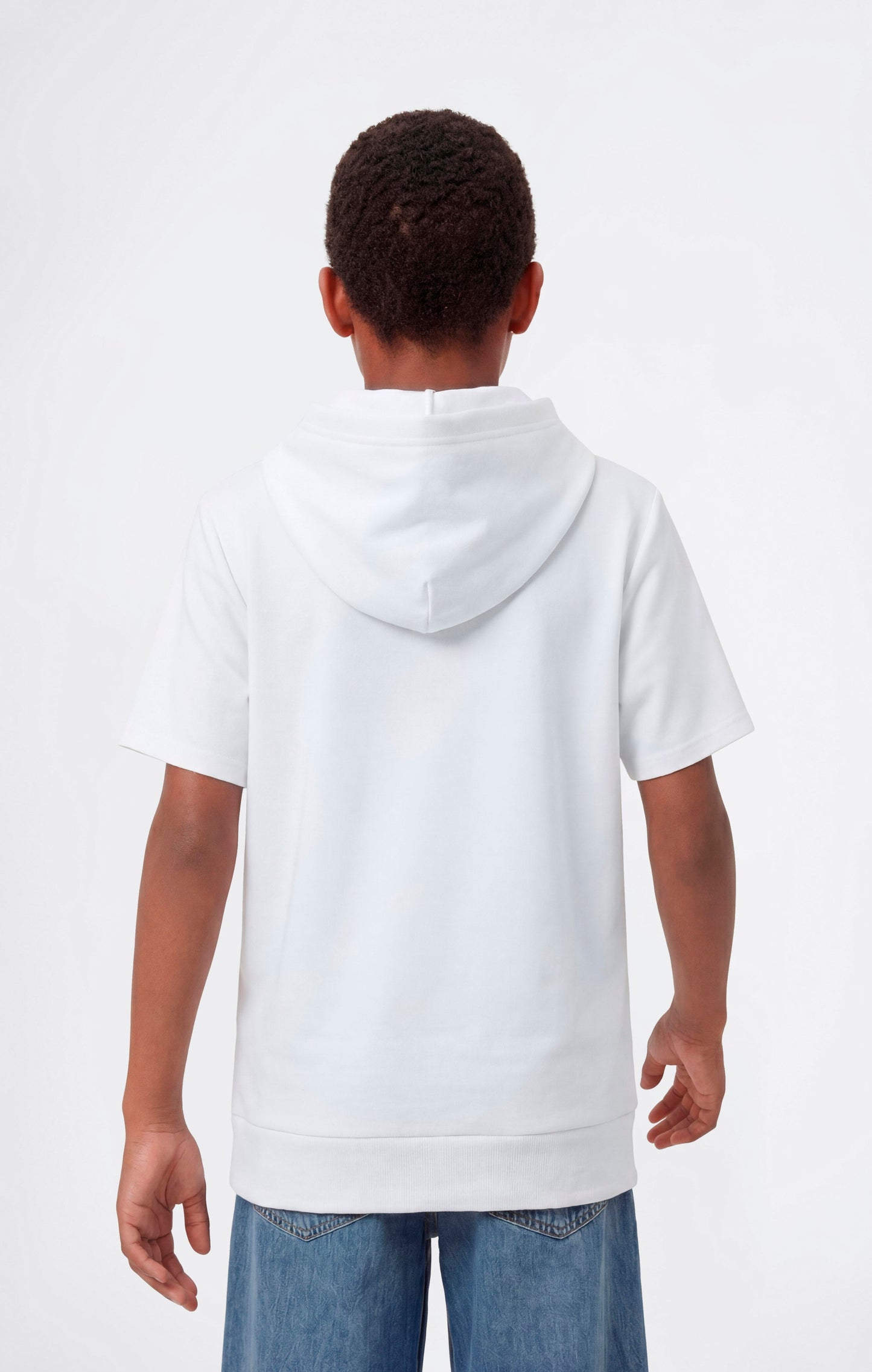 Symbole für kurzärmelige Kapuzen-Sweatshirts für Jungen