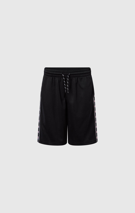 Boys' Mesh Bermuda Shorts with Tape Logo