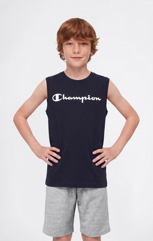Boys' Tank Top with Maxi Printed Logo