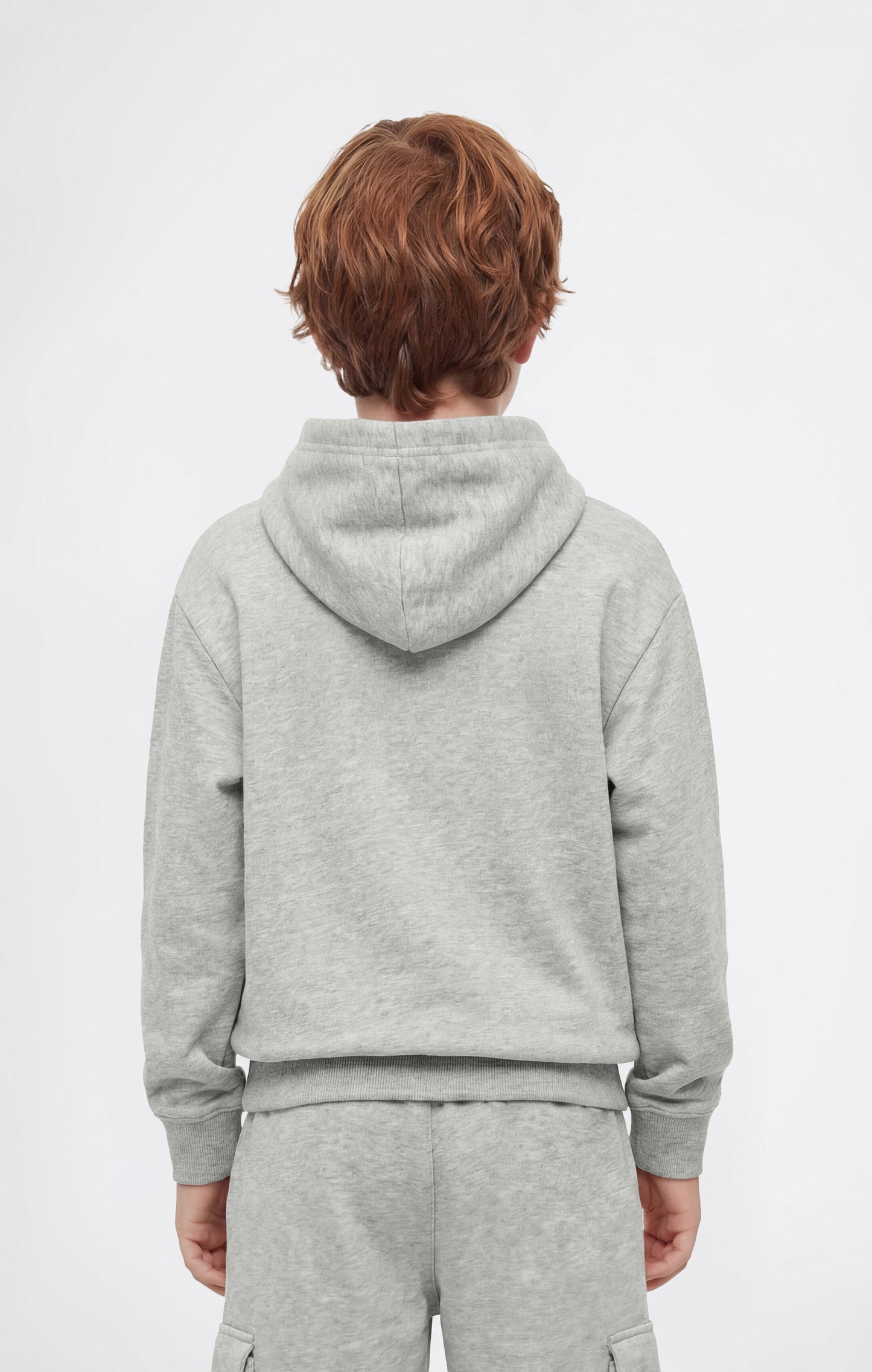 Boys' Hooded Sweatshirt with Puff Print