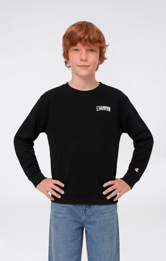 Boys' Crewneck Sweatshirt with Puff Print