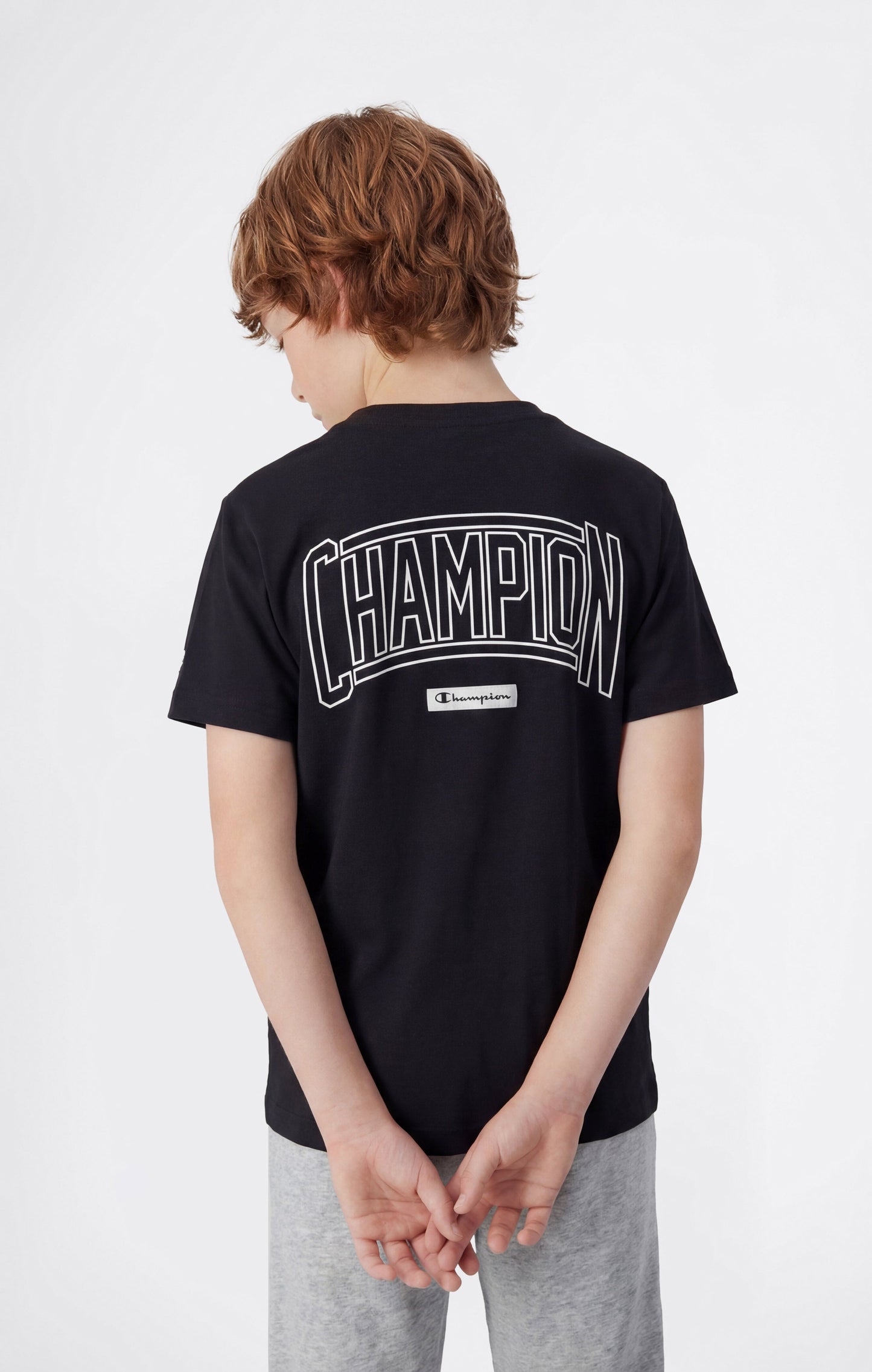Boys' Crewneck T-shirt with Puff Print
