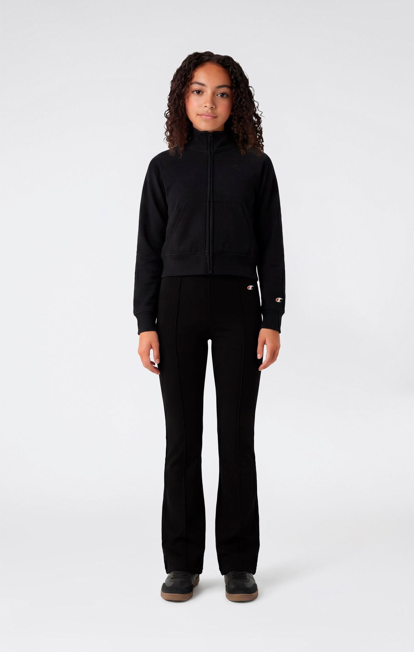 Mädchen-Leggings mit ausgestelltem Bein – Icons