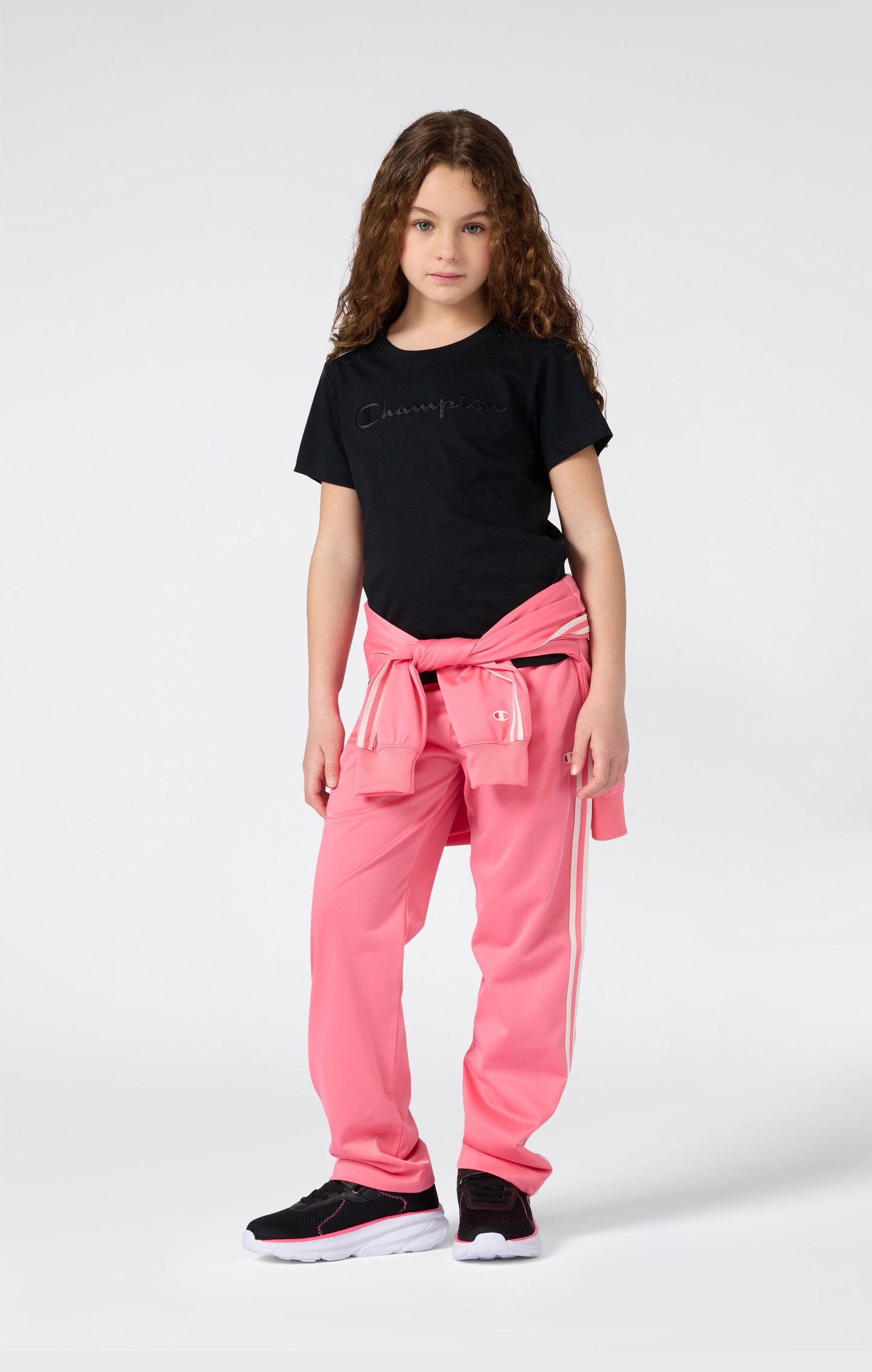 Girls' Crewneck T-shirt Slim Fit Icons