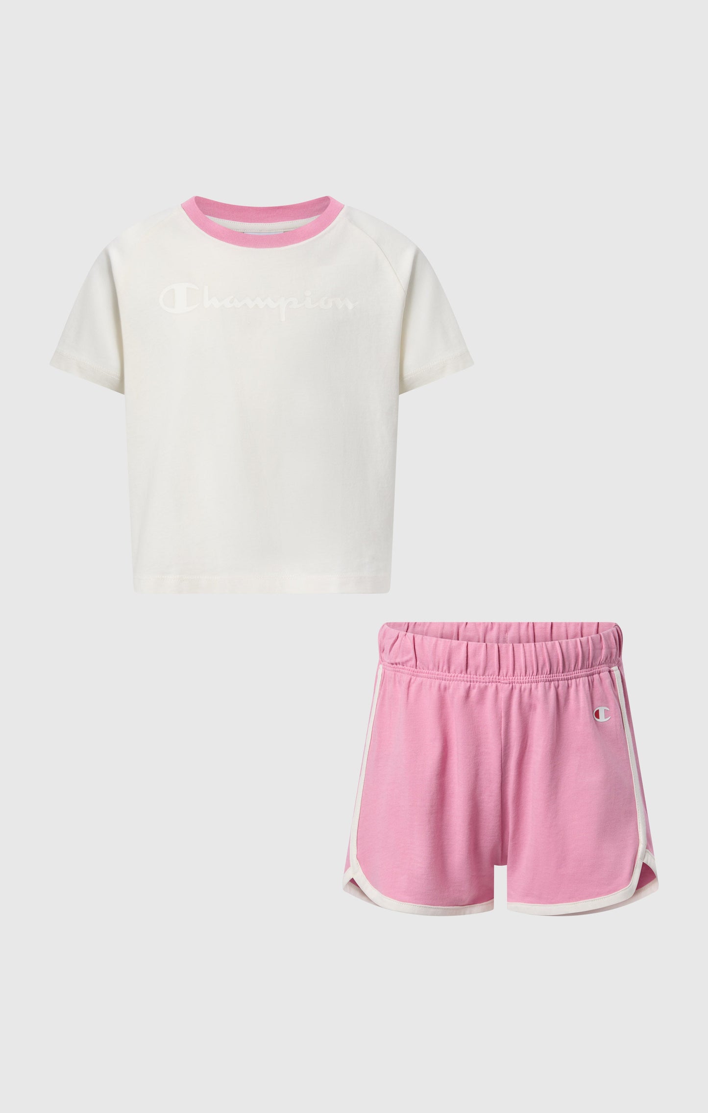 Mädchen T-Shirt und Shorts Set Icons