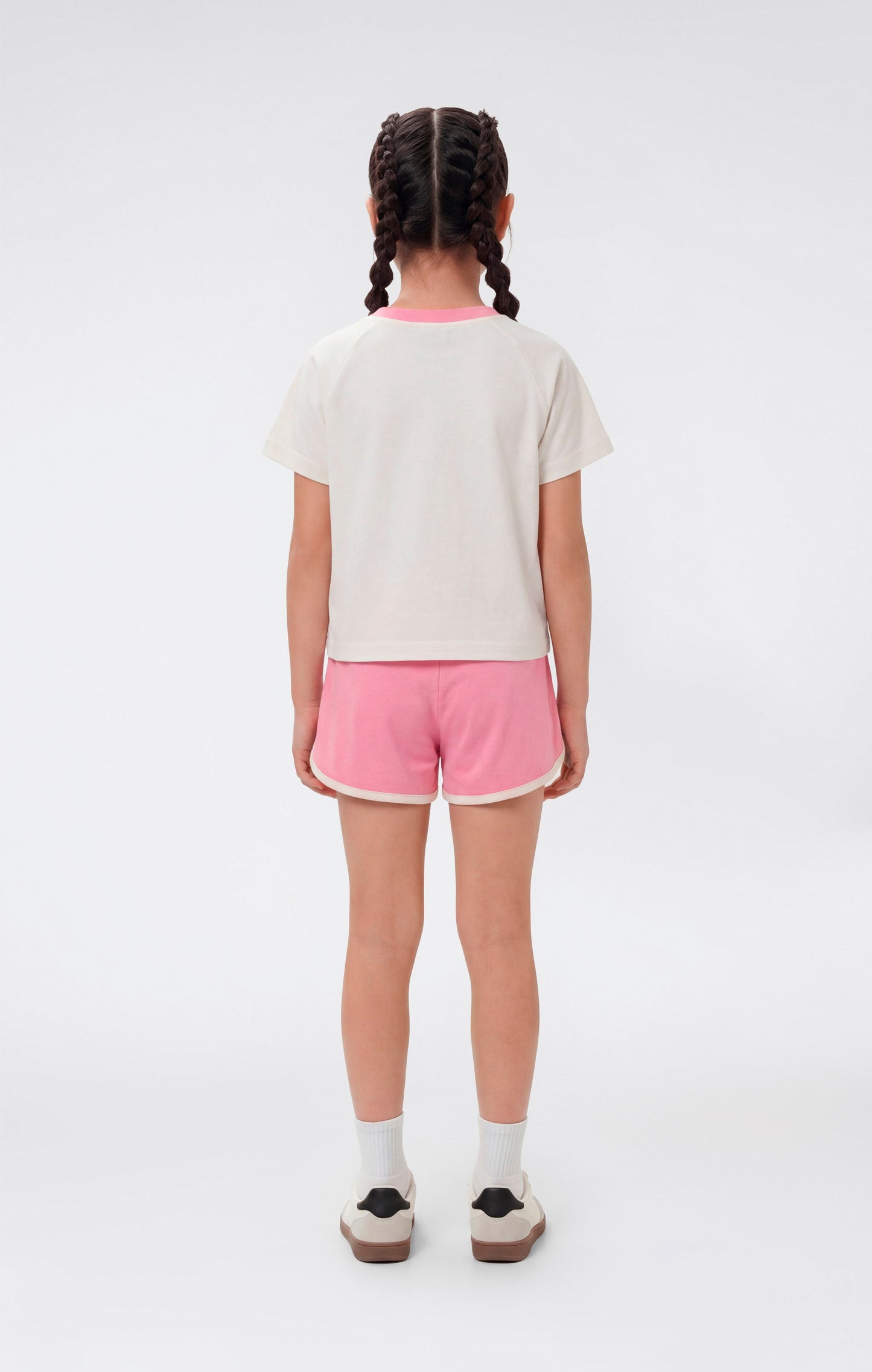 Mädchen T-Shirt und Shorts Set Icons