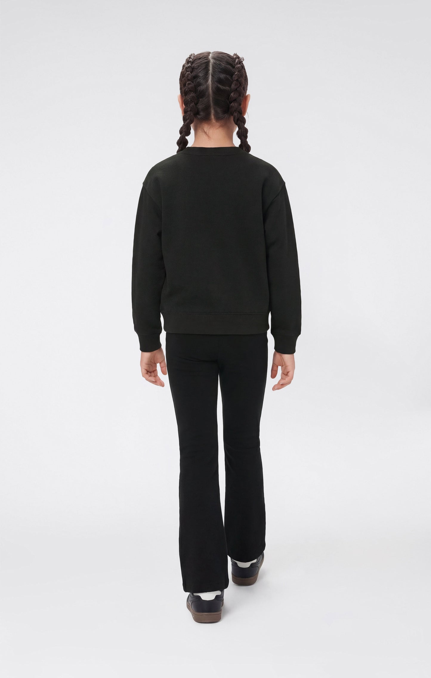 Mädchen Trainingsanzug mit Rundhals-Sweatshirt und Hose mit Grafik