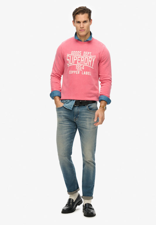 Vintage Wash Relaxed Crew Sweatshirt