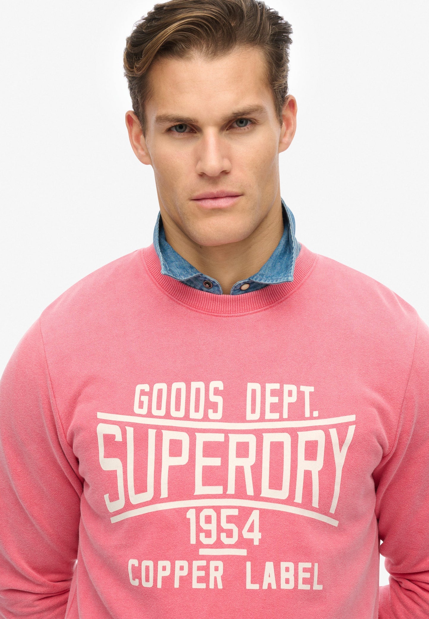 Vintage Wash Relaxed Crew Sweatshirt
