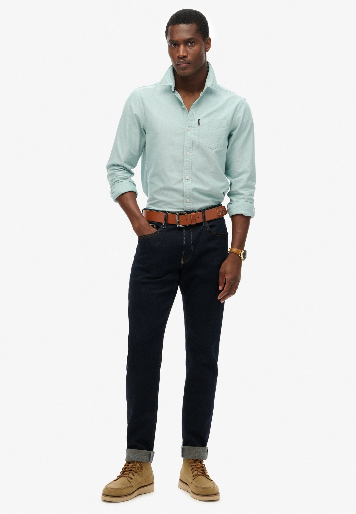 Essentials Long Sleeve Oxford Shirt