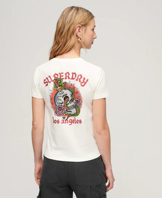 Tattoo Rhinestone T-Shirt