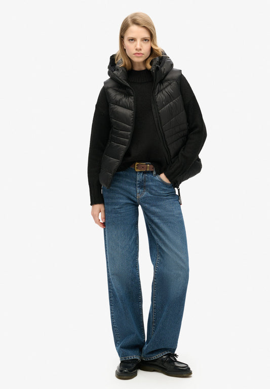 Hooded Fuji Quilt Padded Gilet