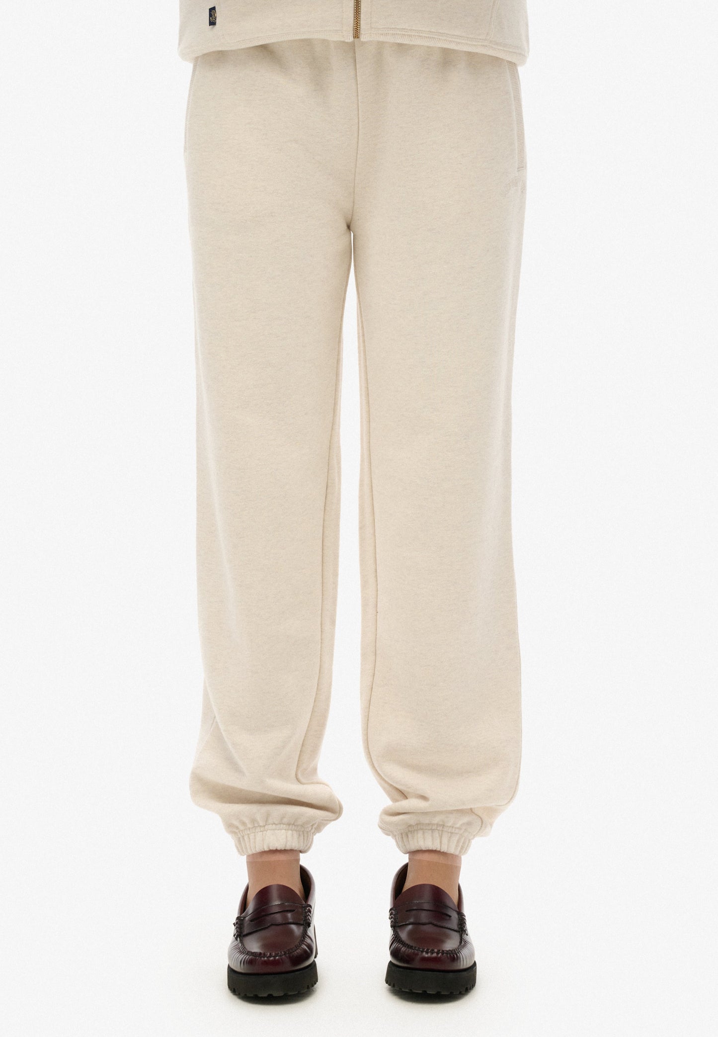 Essential Logo Half Brushed Joggers