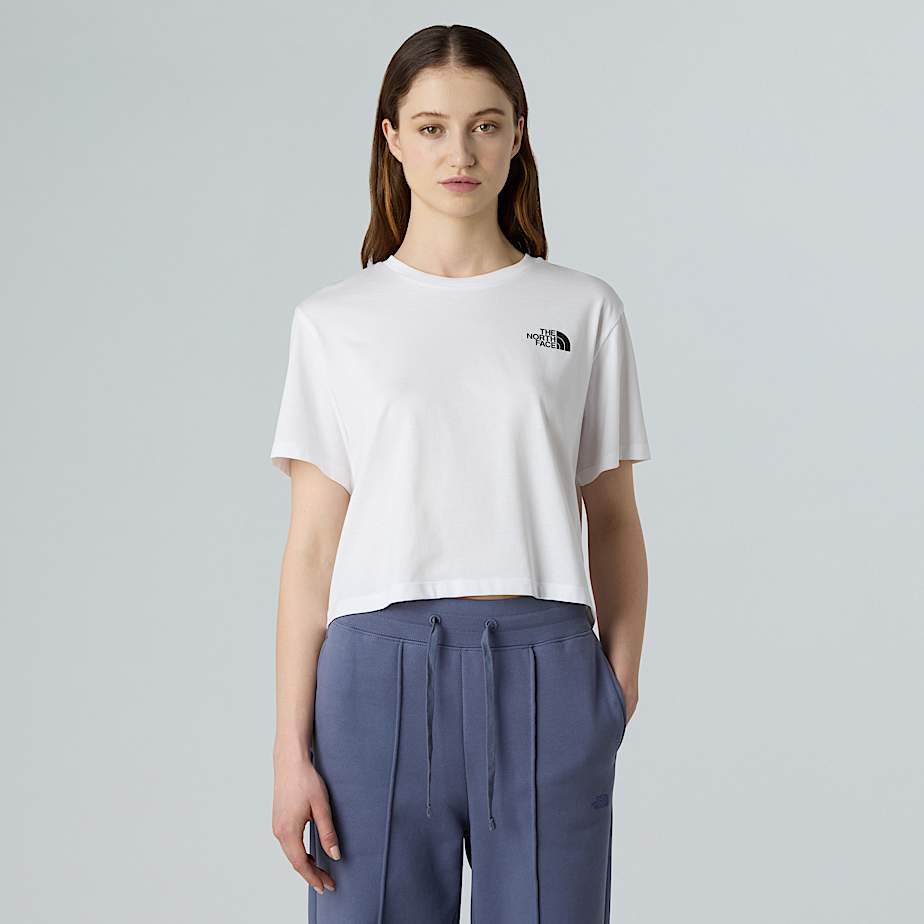 Women's Cropped Simple Dome T-Shirt