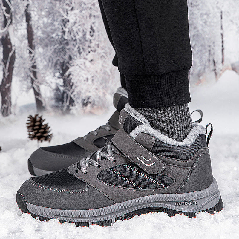 Snowy Villia Rutschfeste Ankle Boots aus Leder