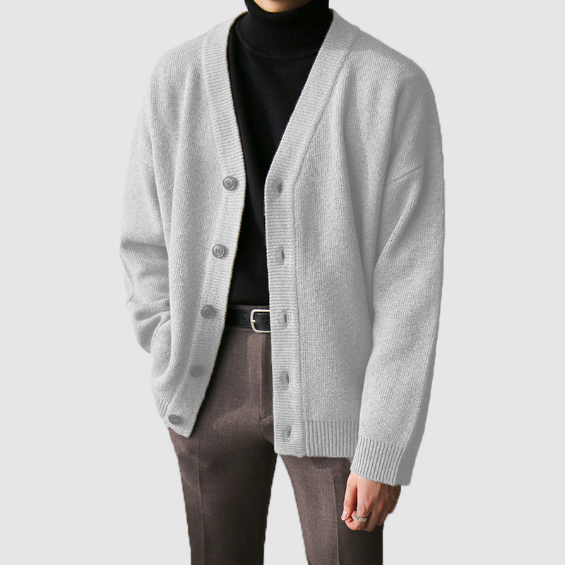 Herren-Strickpullover und Cardigan-Mantel