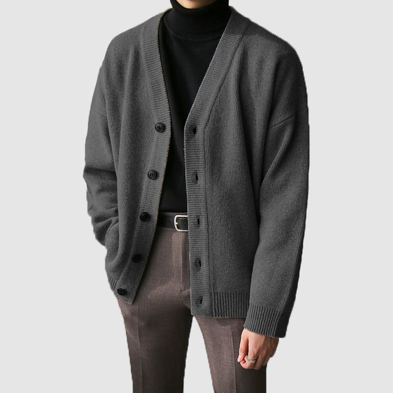 Herren-Strickpullover und Cardigan-Mantel