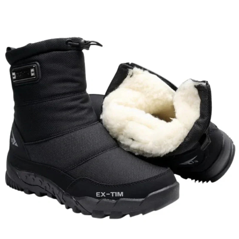 (Zeitlich begrenzter Rabatt von 70 %) Herren-Orthopädie-Knöchelunterstützung Fußgewölbeunterstützung Schneestiefel Wasserdicht Rutschfest Warm & Leichte Wanderstiefel