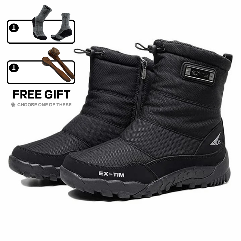 (Zeitlich begrenzter Rabatt von 70 %) Herren-Orthopädie-Knöchelunterstützung Fußgewölbeunterstützung Schneestiefel Wasserdicht Rutschfest Warm & Leichte Wanderstiefel