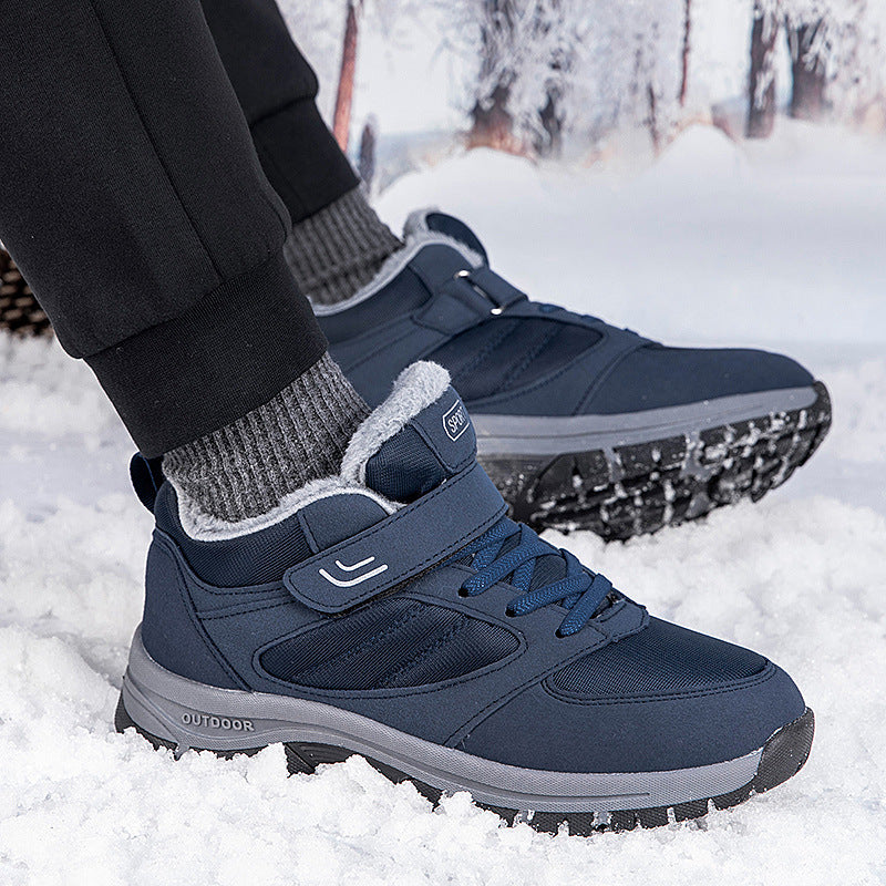 Snowy Villia Rutschfeste Ankle Boots aus Leder